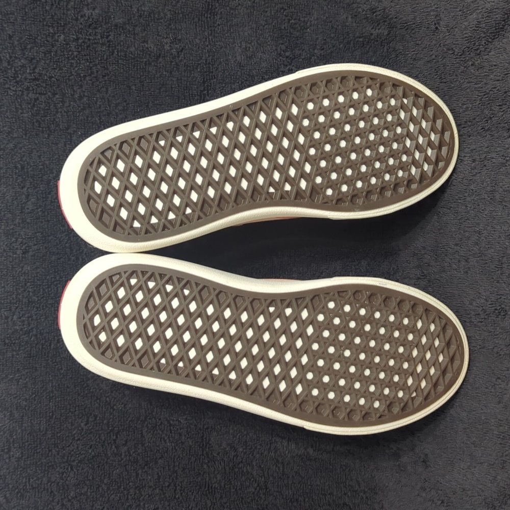 Vans ComfyCush One Light Pink Checkerboard Slip-on Sneakers - Picture 5 of 7